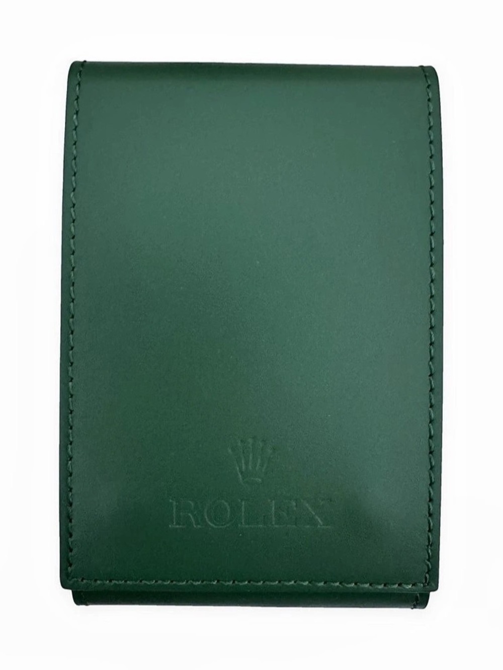 Rolex Green Leather Watch Travel Pouch (NEW in box)